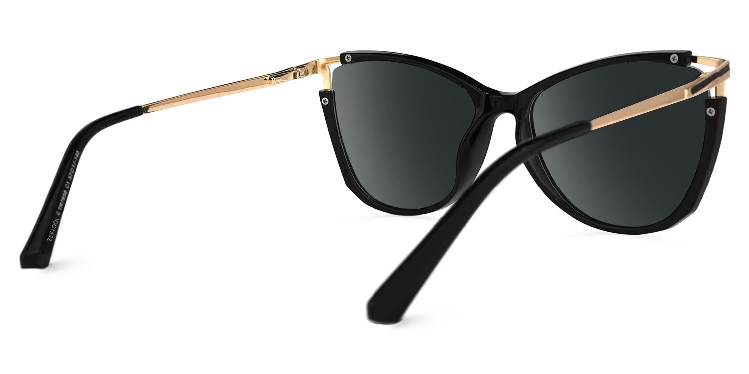 Yomary Cat Eye Style Black Frame Sunglasses | ZEELOOL3
