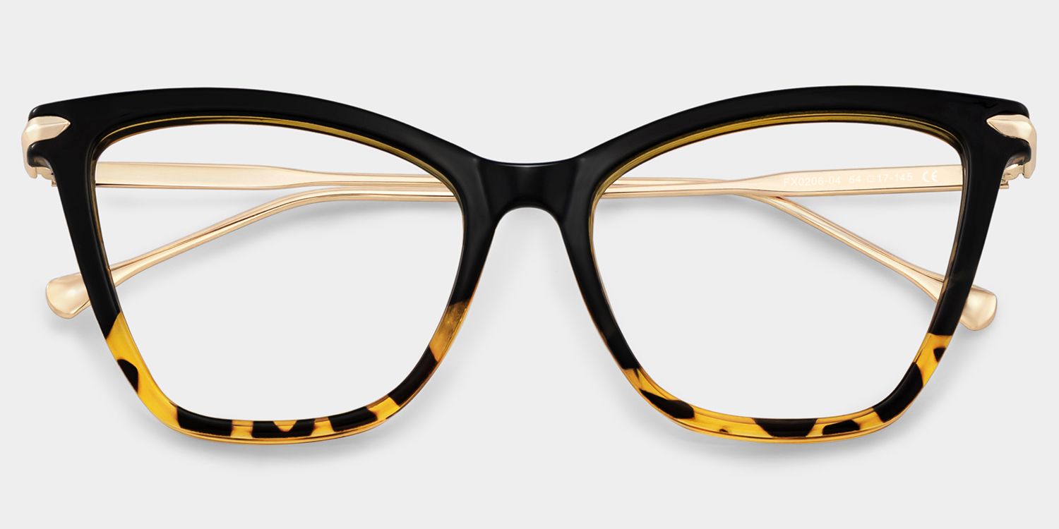 Hilary Butterfly Tortoise Frame Glasses | Zeelool Optical1