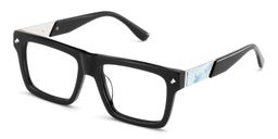 Trent Black Rectangle Glasses3