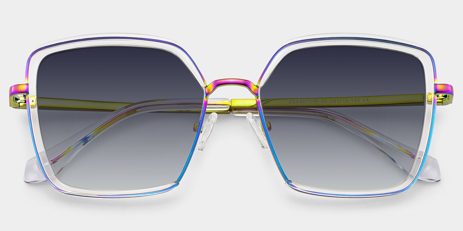 Cordaro Square Clear Frame Sunglasses for Women | ZEELOOL1