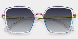 Cordaro Clear Square Sunglasses1