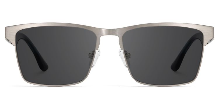 Jasper Silver Rectangle Sunglasses