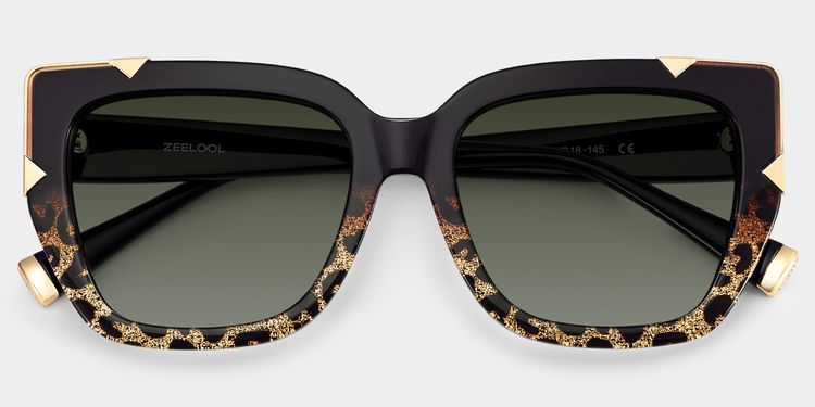 Dax Two-tone Square Sunglasses