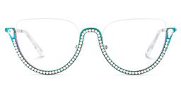 Sparkle Iridescent Cat eye Glasses2