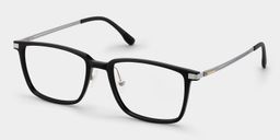 Ivonne Black Rectangle Glasses2