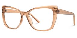 Farris Brown Cat eye Glasses1