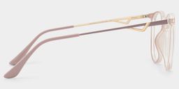 Chanty Pink Round Glasses4