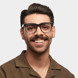 Katia Gray Square Glasses0