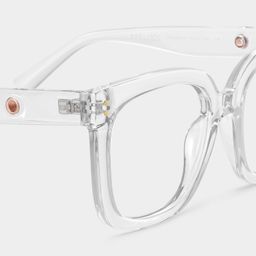 Ebony Clear Square Glasses6