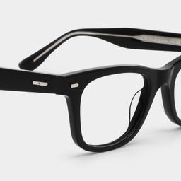Robert Black Rectangle Glasses5