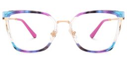 Martins Multicolor Rectangle Glasses1