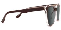 Libby Coffee Geometric Sunglasses2