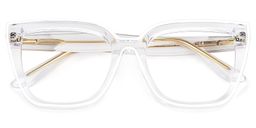 Mirta Clear Square Glasses1