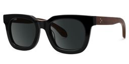 Sam Black Rectangle Sunglasses1