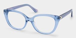 Charlotte Blue Cat eye Glasses3