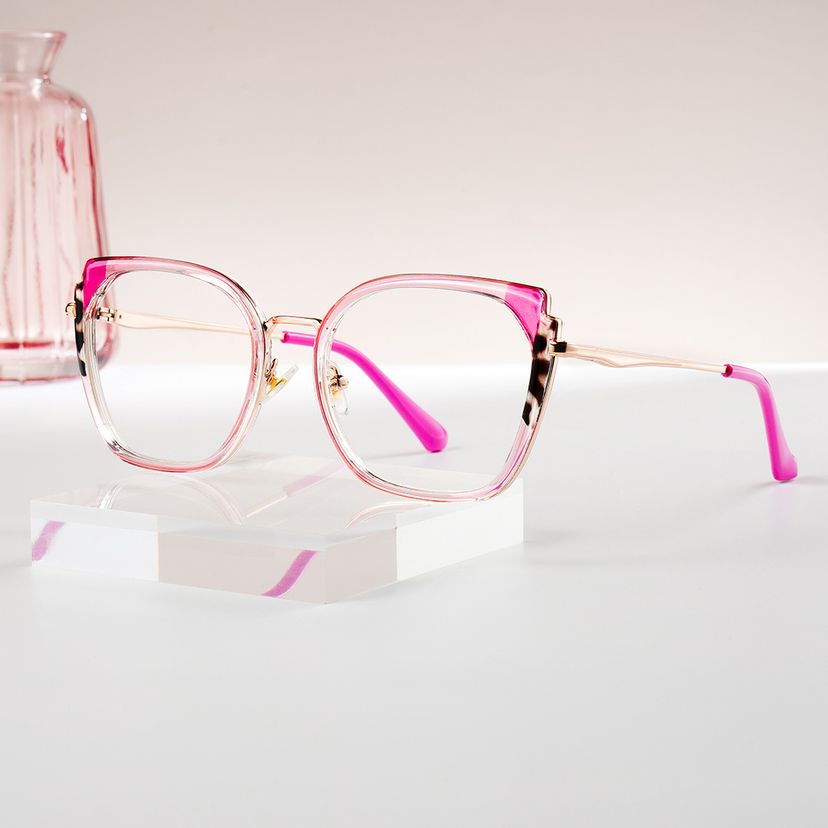 Murcia Pink Square Glasses