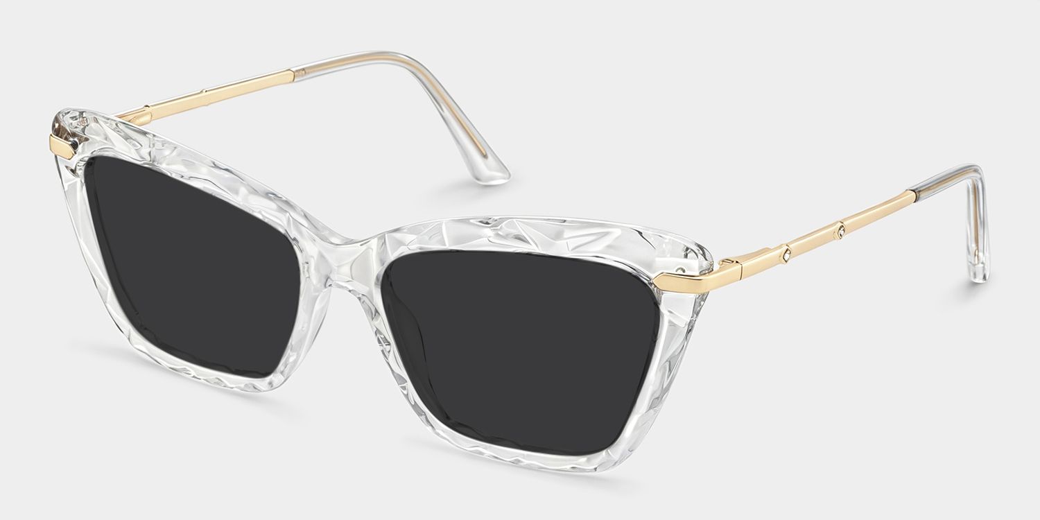 Juliet Tr90 Clear Rectangle Frame Sunglasses | ZEELOOL2