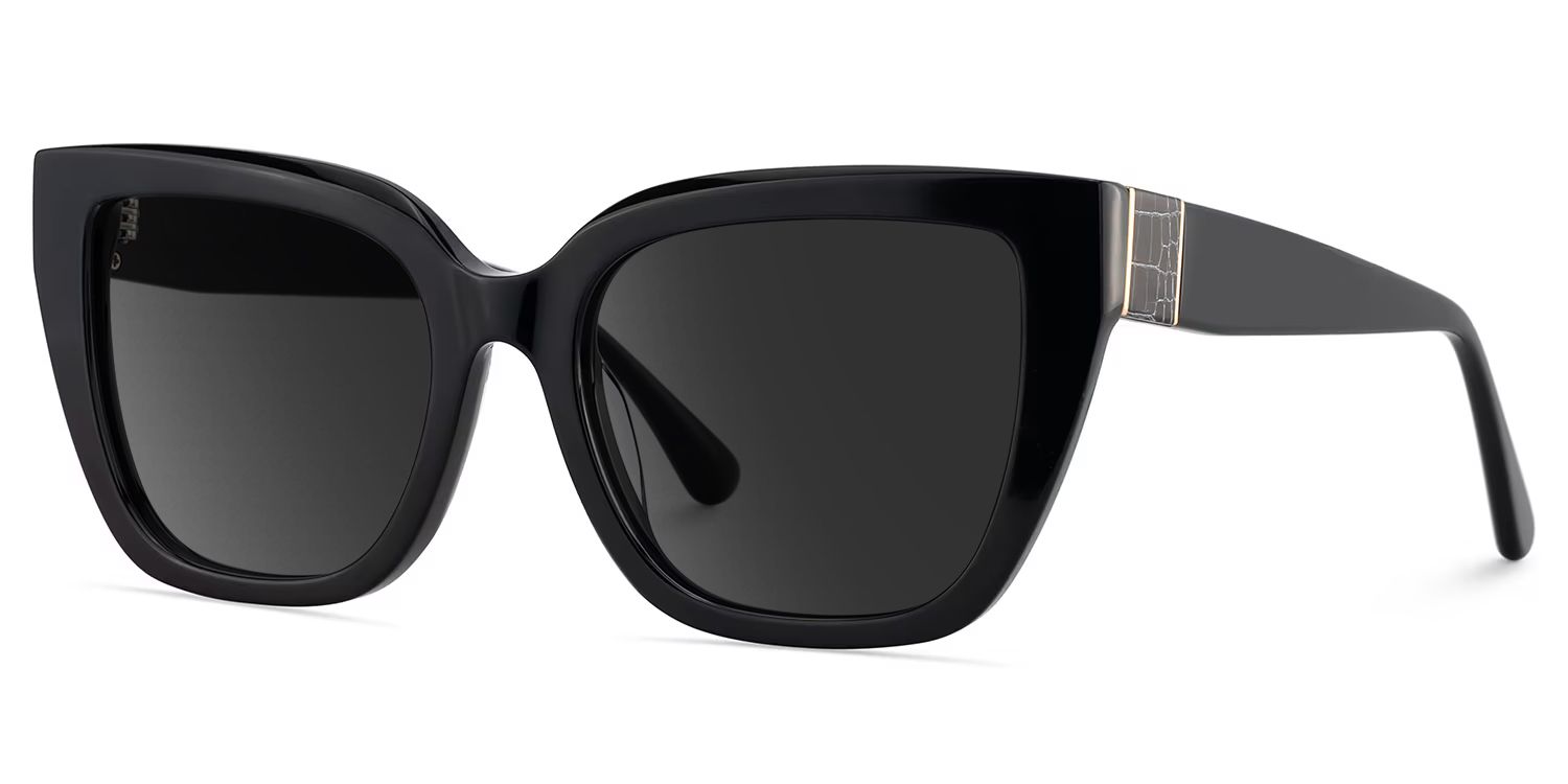Tamarrah Cat Eye Black Sunglasses for Women & Men | ZEELOOL2