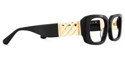 Jonas Black Rectangle Glasses4