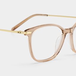 Jessica Beige Cat eye Glasses5