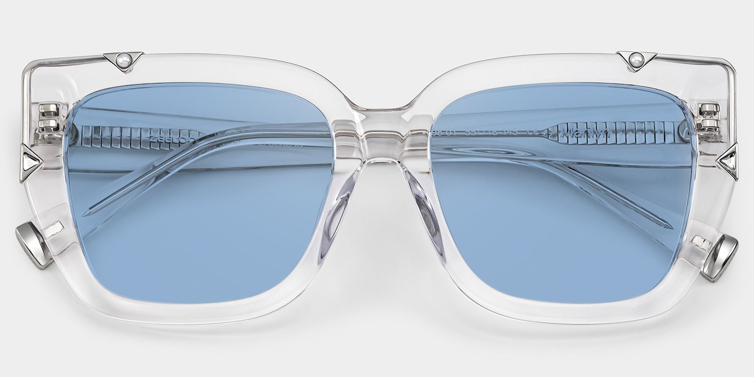 Marilyn Clear Butterfly Polarized Sunglasses for Driving | ZEELOOL2