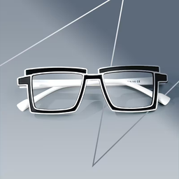 Zephyr Black Rectangle Glasses0
