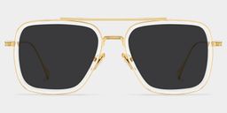 Gifford Clear Aviator Sunglasses0