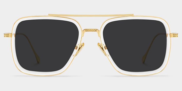 Gifford Clear Aviator Sunglasses