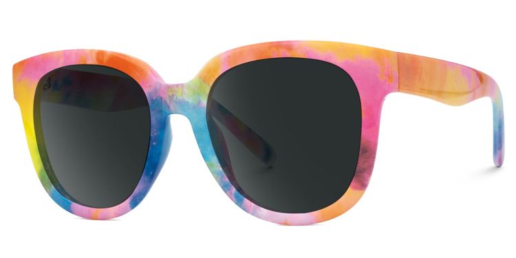 Harrell Rainbow Square Sunglasses