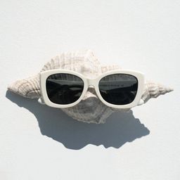 Rosie Cream White Butterfly Sunglasses1