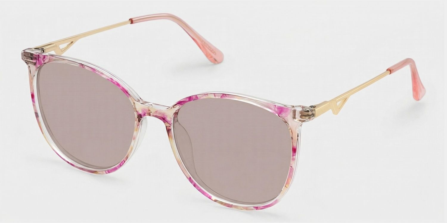 Chanty Round Pink Frame Sunglasses Online Sale | ZEELOOL2
