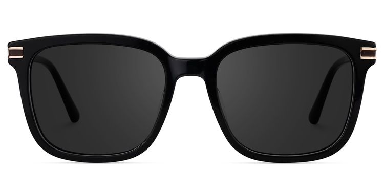 Kenny Black Square Sunglasses
