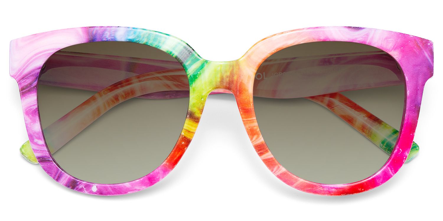 Harrell Square Multicolor Frame Sunglasses Online Sale | ZEELOOL1