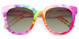 Harrell Multicolor Square Sunglasses1