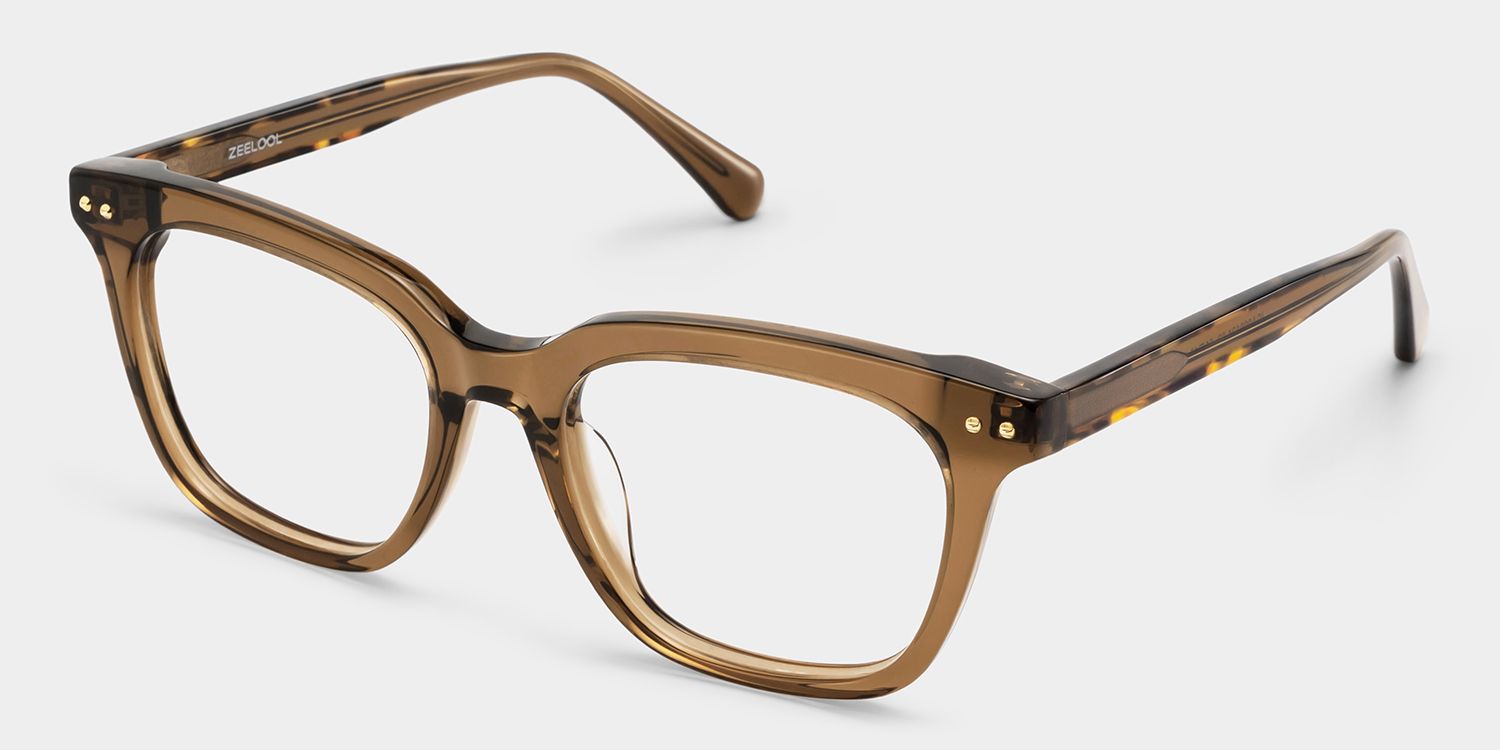 Angela Brown Rectangle Glasses | Simple Yet Luxurious3