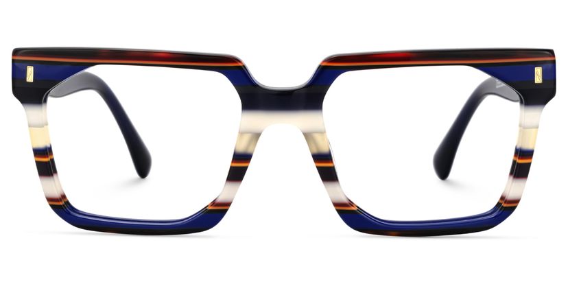 Laguer Blue Rectangle Glasses