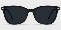 Marigold Black Rectangle Sunglasses0