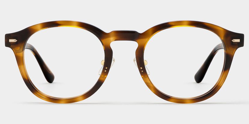 Frances Tortoise Round Glasses