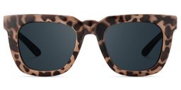 Clea Tortoise Rectangle Sunglasses0