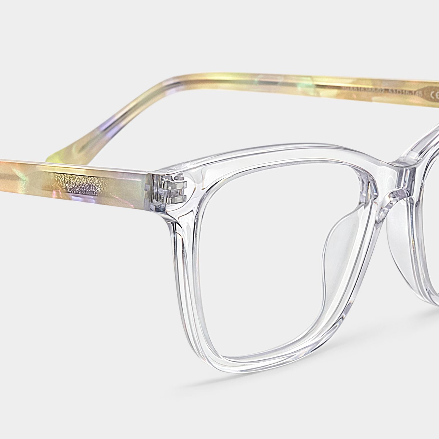 Faith Healing Glasses - Clear Rectangle Acetate Frames | ZEELOOL5