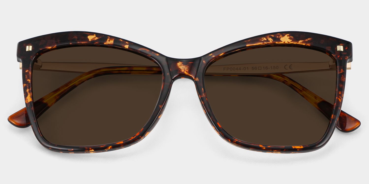 Isaebella Tr90 Tortoise Frame Sunglasses | ZEELOOL1
