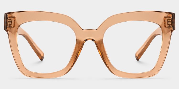Malcolm Beige Square Glasses