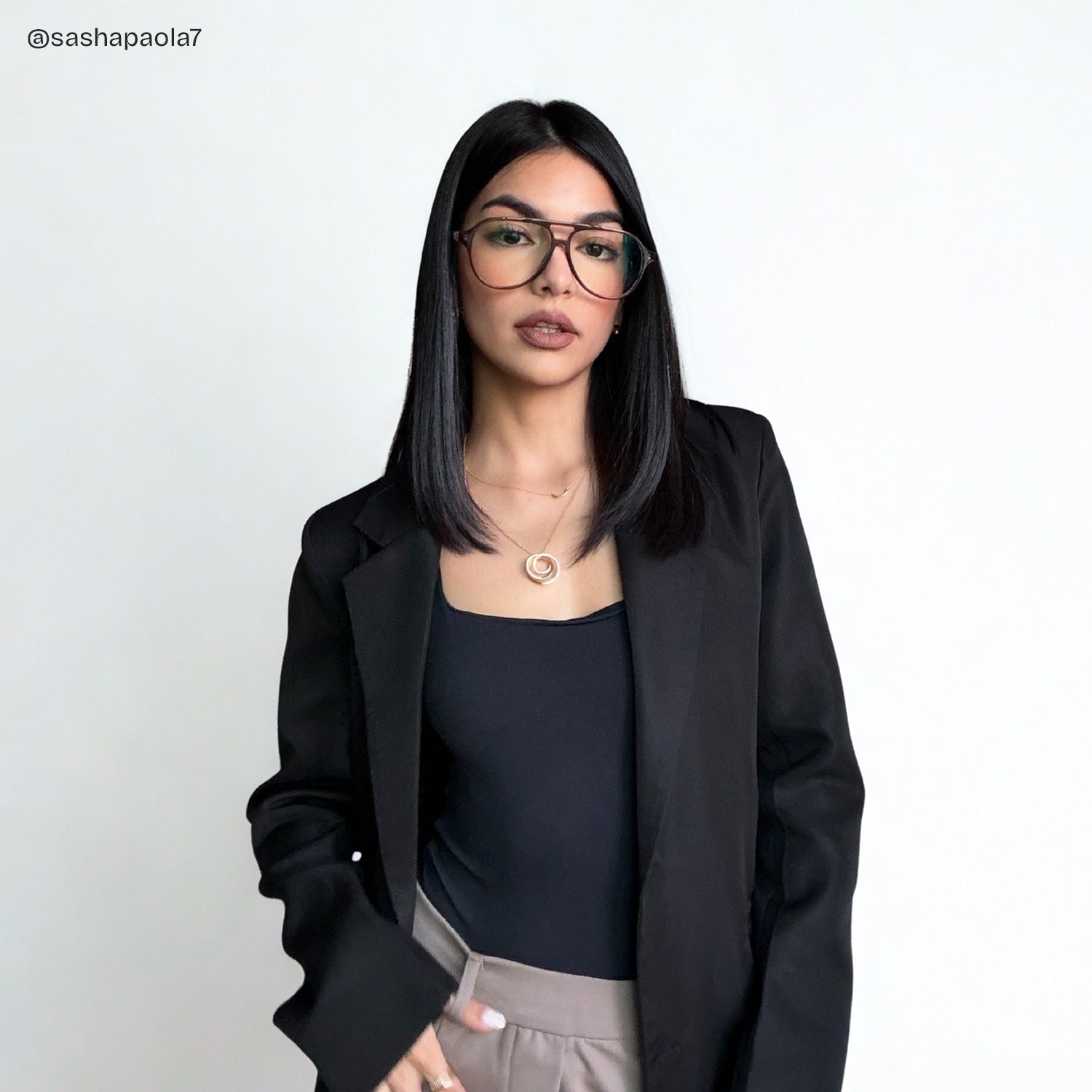 Drew Brown and Orange Aviator Glasses for Women | ZEELOOL7