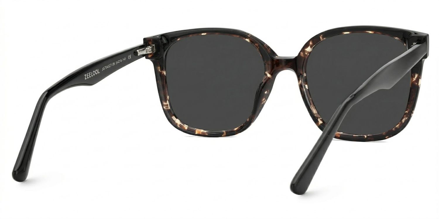 Siner Havana Square Polarized Sunglasses for Driving | ZEELOOL4