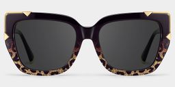 Dax Two-tone Square Sunglasses0