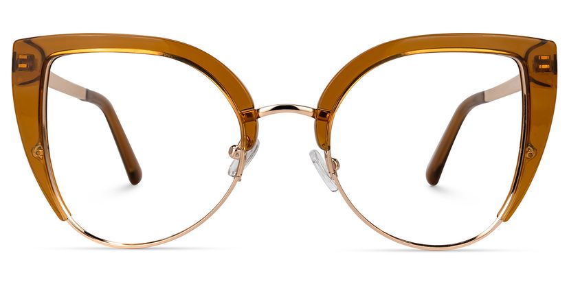 Brewer Brown Cat eye Glasses