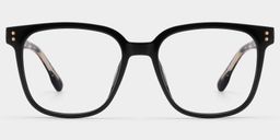 Donnalyn Black Square Glasses1