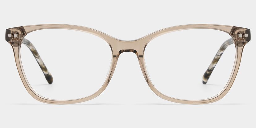 Marigold Brown Rectangle Glasses