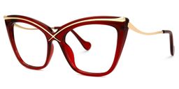 Winston Red Cat eye Glasses1