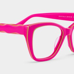 Blaise Pink Green Butterfly Glasses8